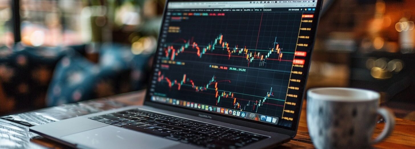 piattaforma di trading su un laptop, fare trading da casa (10)