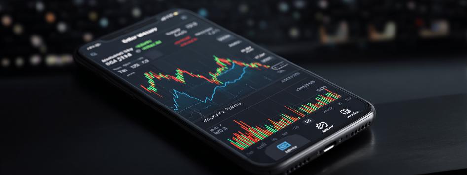 Grafico mobile con volumi